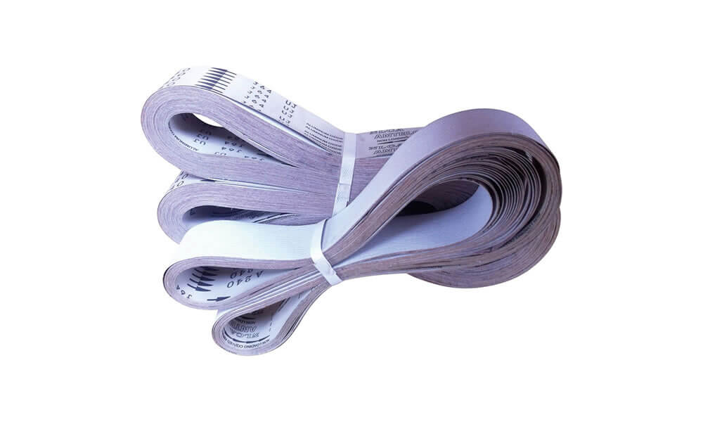 Soft cloth coated sand belt