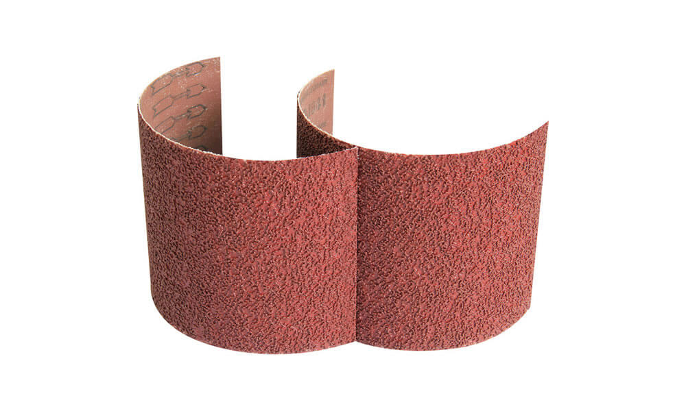 Bulk abrasive belt