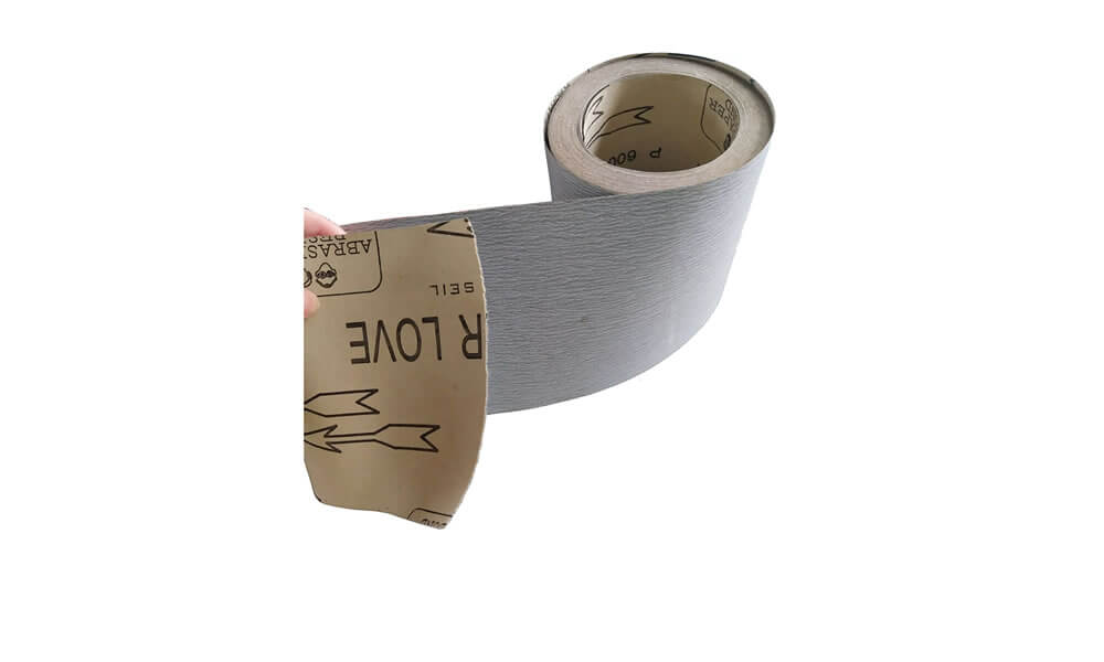 Carborundum abrasive paper in rolls with coating